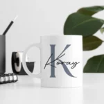 Kişiye Özel Harf ve İsim Baskılı Kupa