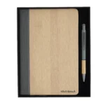 Ahşap Görünümlü Defter Kalem Seti