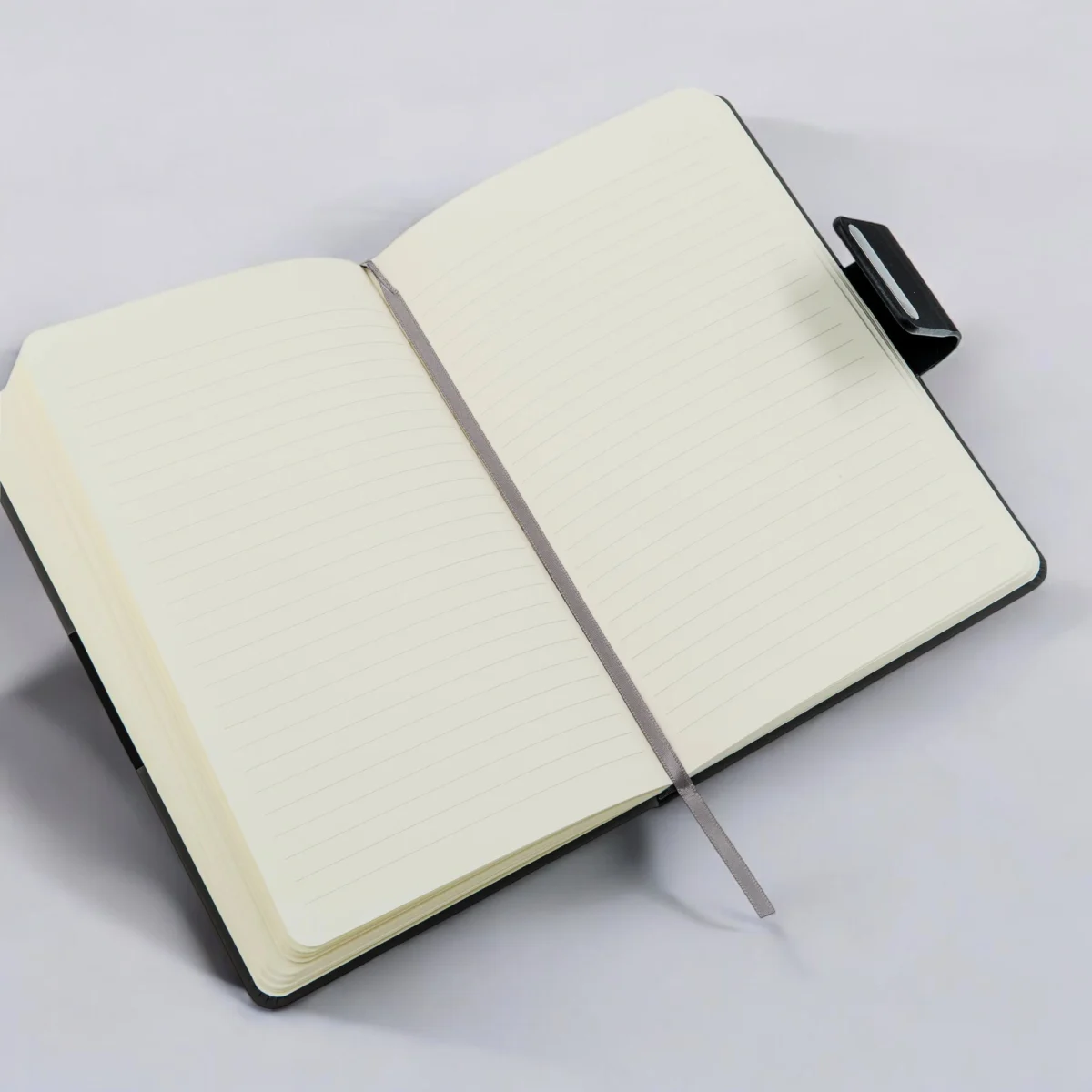 Kişiye Özel Gri-Siyah Premium Defter