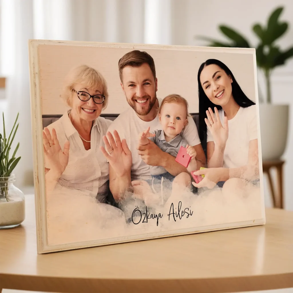 Fotoğraf Baskılı Ahşap Dekor