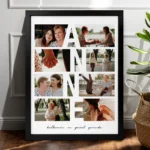 8 Fotoğraflı Anne Poster