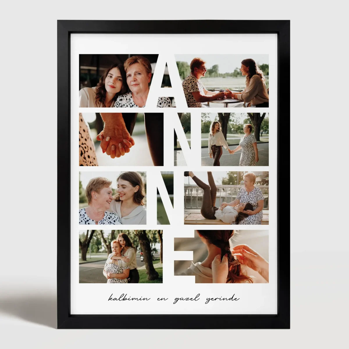 8 Fotoğraflı Anne Poster