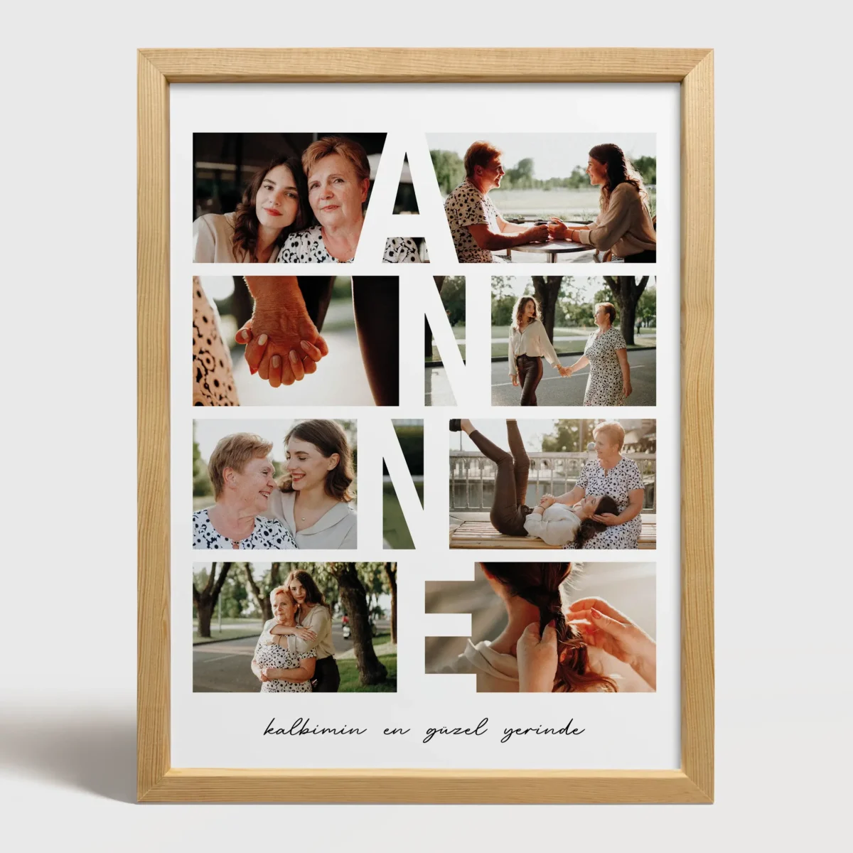 8 Fotoğraflı Anne Poster