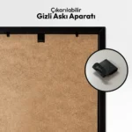 Kişiselleştirilebilir Anne Poster - Siyah Çerçeveli