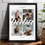 Kişiselleştirilebilir Baba Poster - Siyah Çerçeveli - Görsel 3