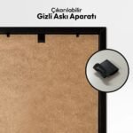 Kişiselleştirilebilir Baba Poster - Siyah Çerçeveli - Görsel 4